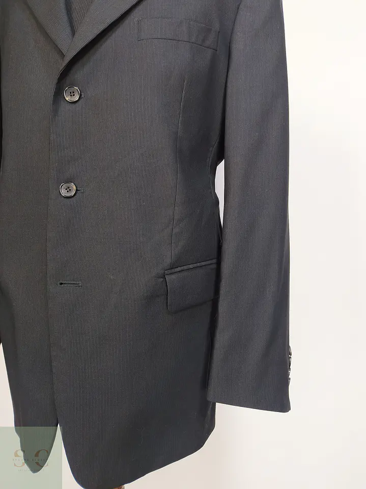 Blazer de Sastrería a la Medida en Lana Fina Super 120's Kuhn Maßkonfektion Talla XL 3