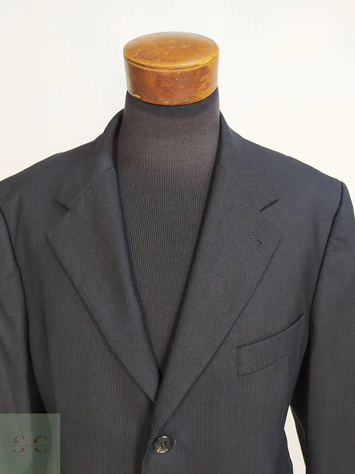 Blazer de Sastrería a la Medida en Lana Fina Super 120's Kuhn Maßkonfektion Talla XL 4