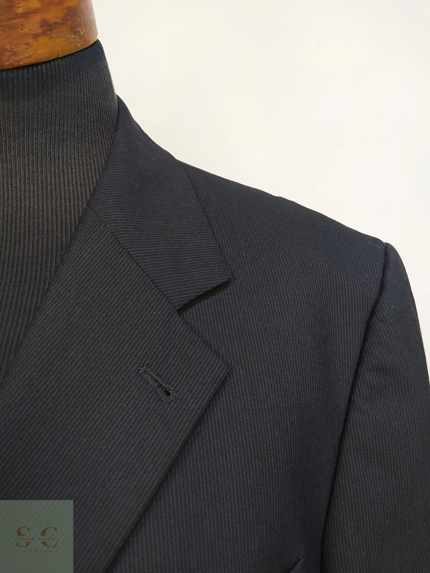 Blazer de Sastrería a la Medida en Lana Fina Super 120's Kuhn Maßkonfektion Talla XL 5