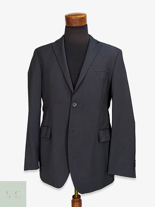 Blazer Clásico de Paño Fino con Microtextura Stones Talla L