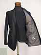 Blazer Estructurado de Tejido Chevron con Acabado Satinado Angelo Litrico Talla M - Miniatura 8