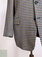 Blazer Estructurado a Cuadros Micro-Houndstooth en Lana Virgen Mario Barutti Talla ML - Miniatura 2