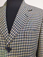 Blazer Estructurado a Cuadros Micro-Houndstooth en Lana Virgen Mario Barutti Talla ML - Miniatura 3