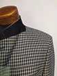 Blazer Estructurado a Cuadros Micro-Houndstooth en Lana Virgen Mario Barutti Talla ML - Miniatura 4