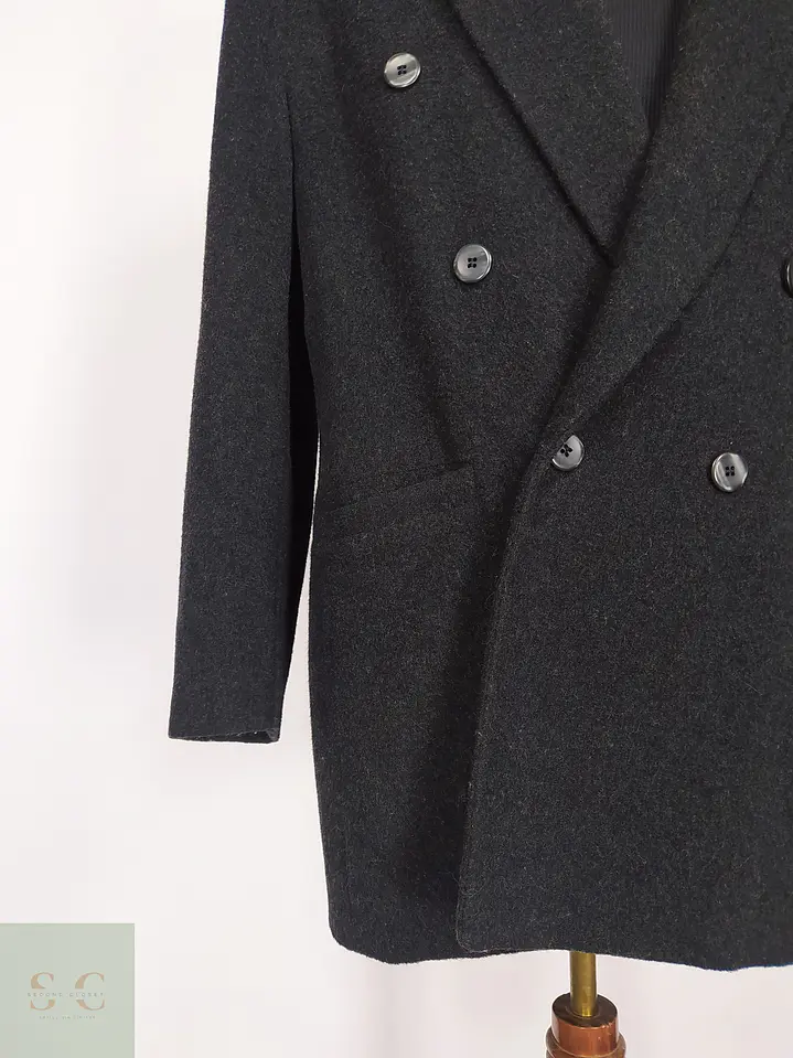 Blazer Cruzado Oversize en Paño Texturizado Talla L 2