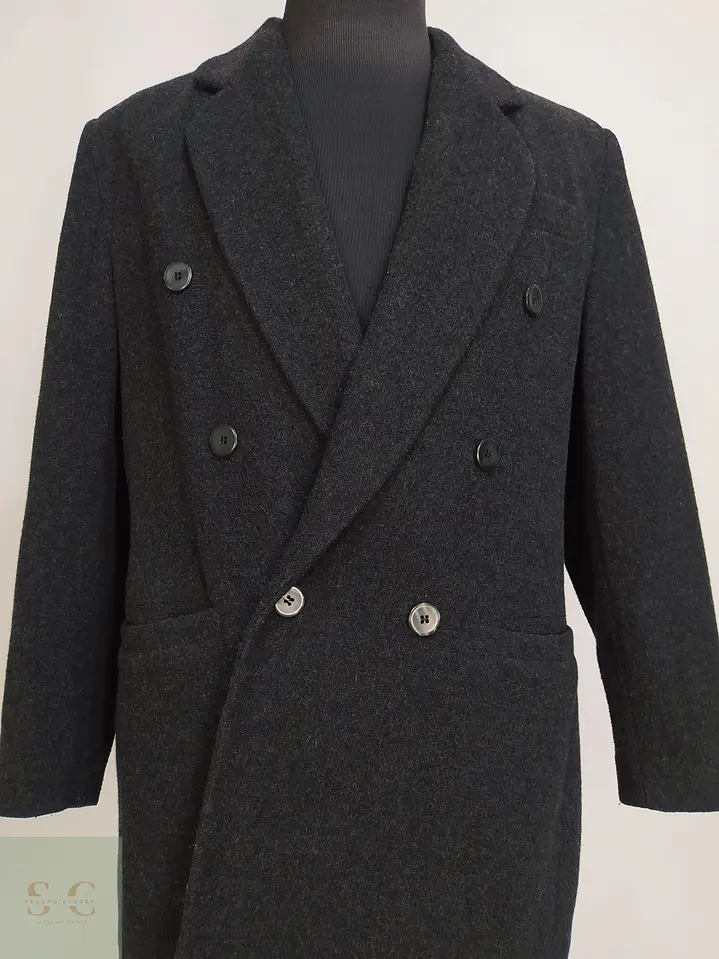 Blazer Cruzado Oversize en Paño Texturizado Talla L 3