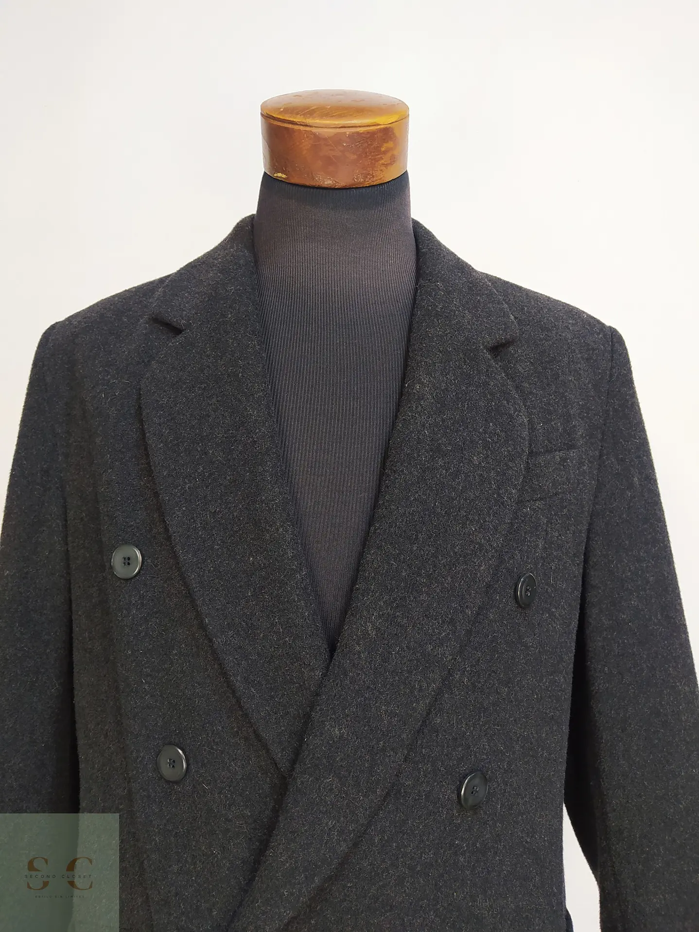 Blazer Cruzado Oversize en Paño Texturizado Talla L 4