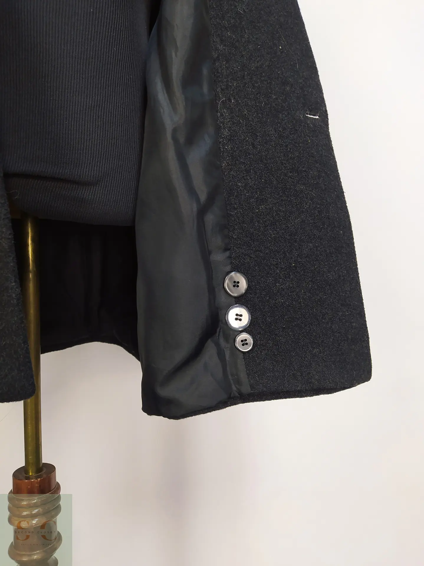 Blazer Cruzado Oversize en Paño Texturizado Talla L 6