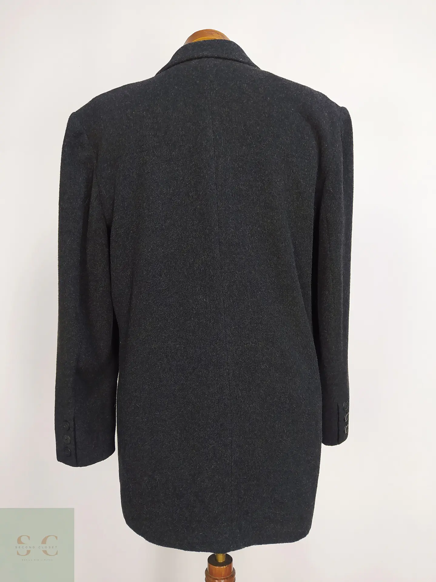 Blazer Cruzado Oversize en Paño Texturizado Talla L 8