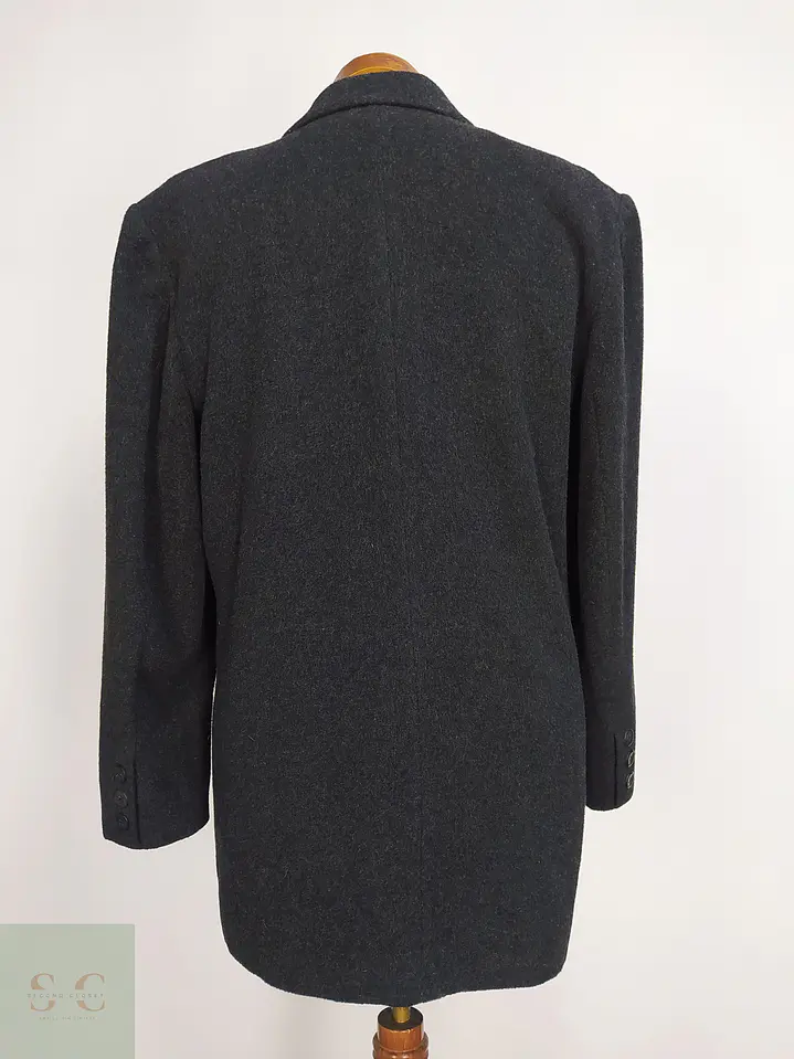 Blazer Cruzado Oversize en Paño Texturizado Talla L 8