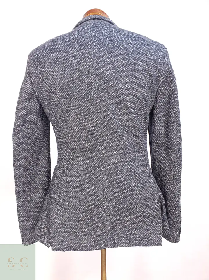 Blazer Slim Fit de Tejido Texturizado Tipo Tweed Talla SM 5