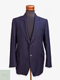 Blazer Clásico de Lana Azul Marino con Raya Diplomática Gotthard Policke Talla M - Miniatura 1