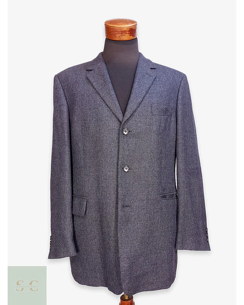 Blazer Clásico en Paño de Lana Texturizado Brandts Talla LXL