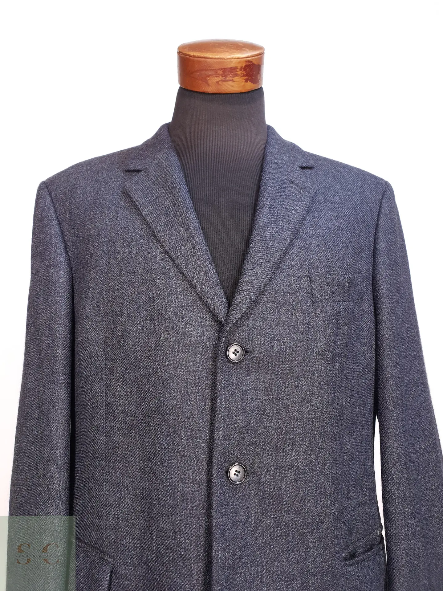 Blazer Clásico en Paño de Lana Texturizado Brandts Talla LXL 4