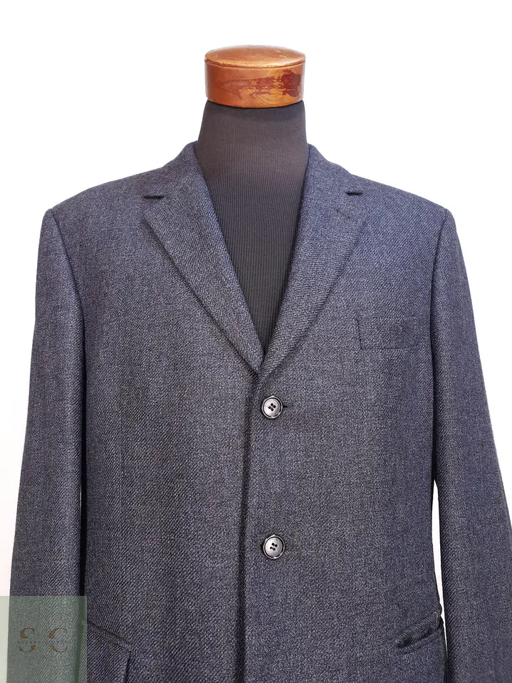 Blazer Clásico en Paño de Lana Texturizado Brandts Talla LXL 4