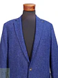 Blazer de Paño en Lana Virgen con Sotocuello en Cuero Nappa Mey & Edlich Talla L - Miniatura 2