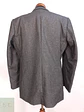 Blazer Vintage de Paño Gris Pinstripe en Lana Virgen Talla M - Miniatura 8