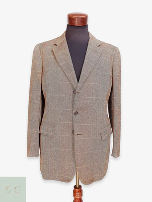 Blazer Sartorial en Paño de Cashmere Espiga Chester Barrie Talla L