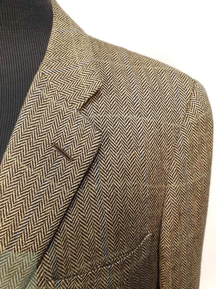 Blazer Sartorial en Paño de Cashmere Espiga Chester Barrie Talla L 2