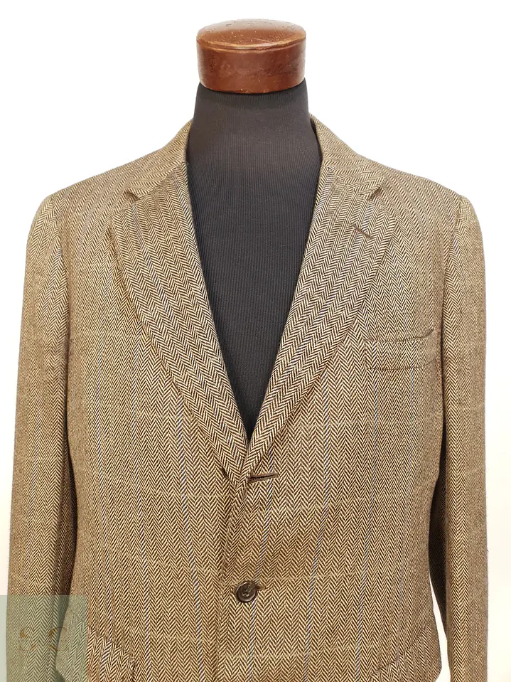 Blazer Sartorial en Paño de Cashmere Espiga Chester Barrie Talla L 4