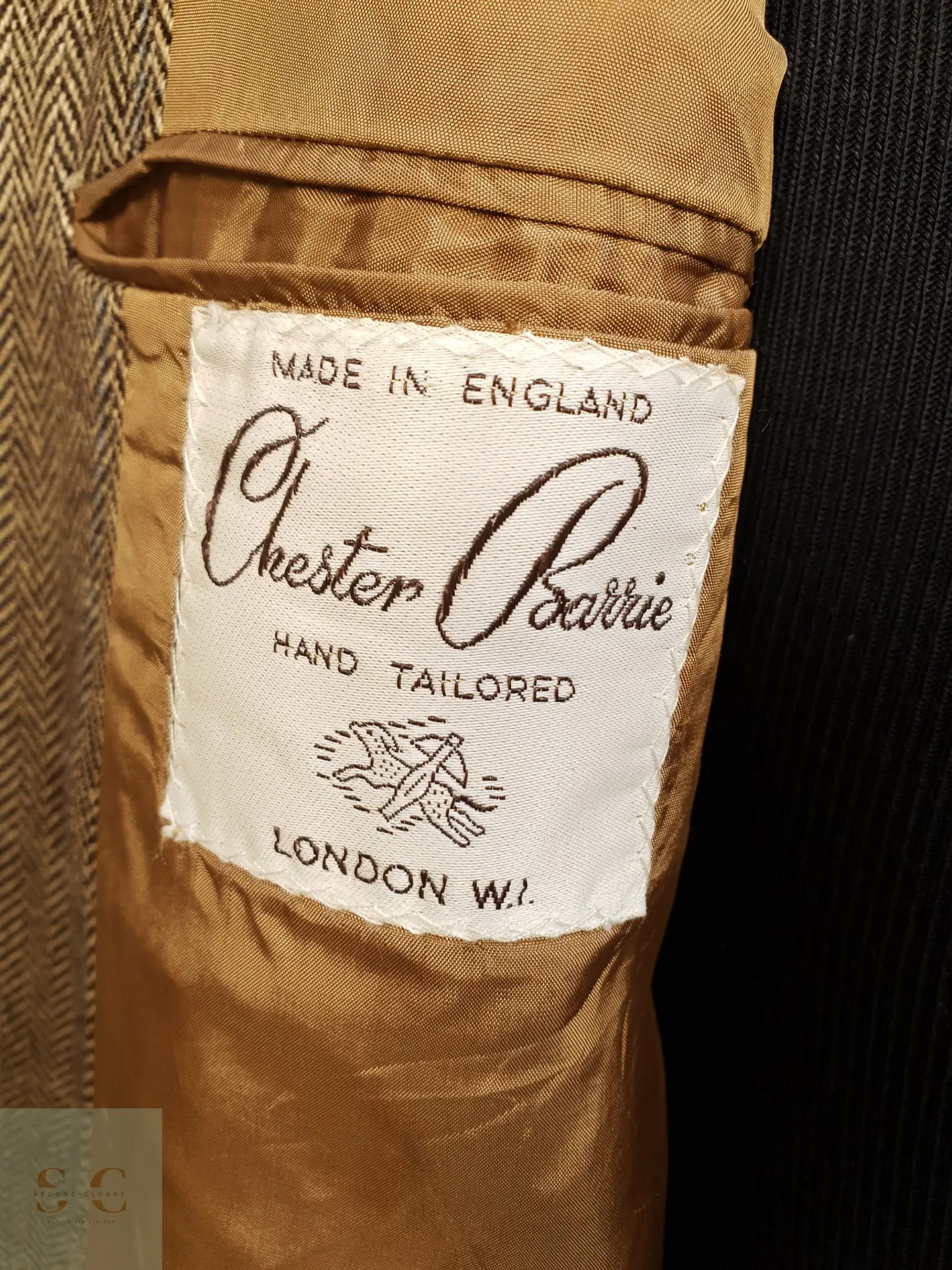 Blazer Sartorial en Paño de Cashmere Espiga Chester Barrie Talla L 7