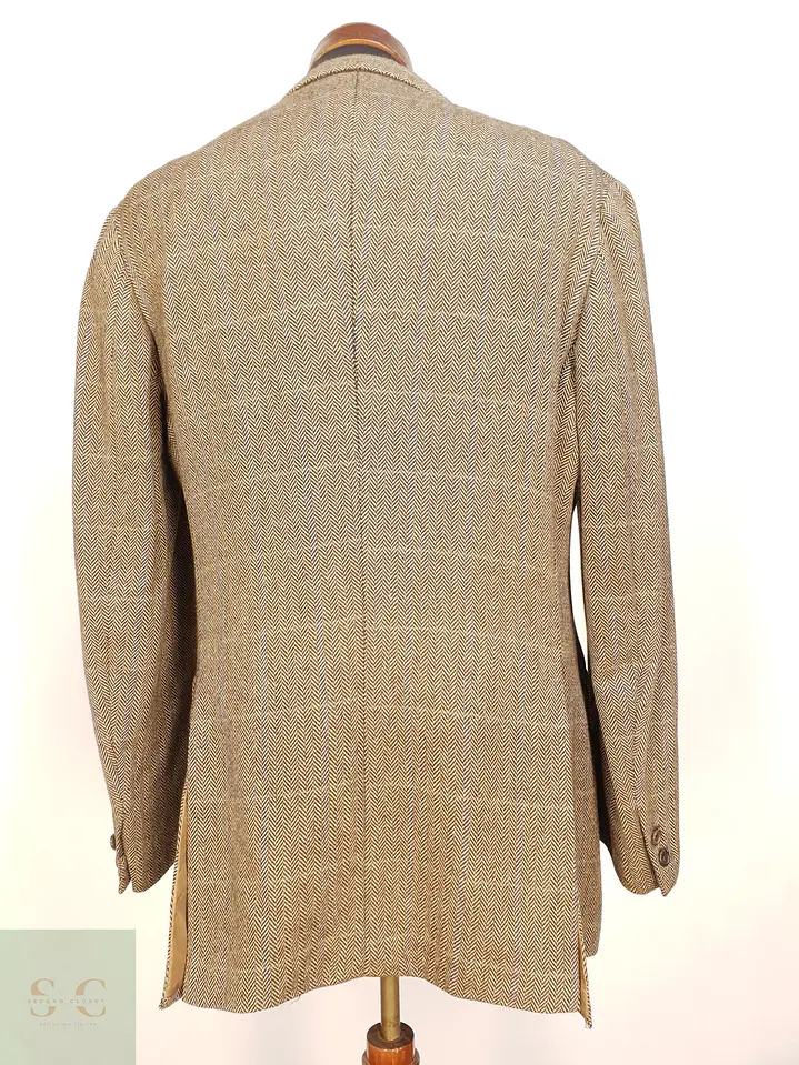 Blazer Sartorial en Paño de Cashmere Espiga Chester Barrie Talla L 8