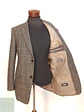 Blazer de Paño en Cuadro Glen Plaid Café Bogart Talla ML - Miniatura 7