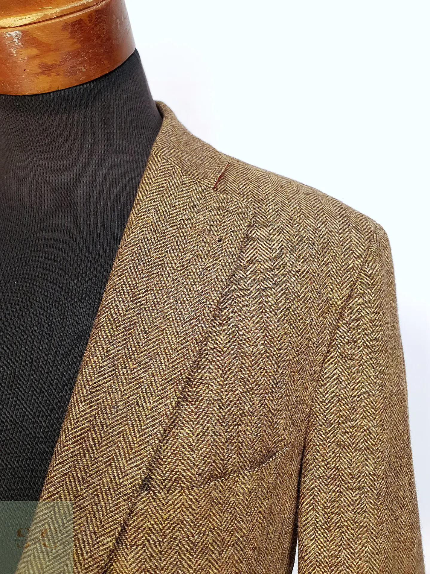 Blazer de Tweed en Espiga con Bolsillo Cerillero Guy Laroche Talla L 4