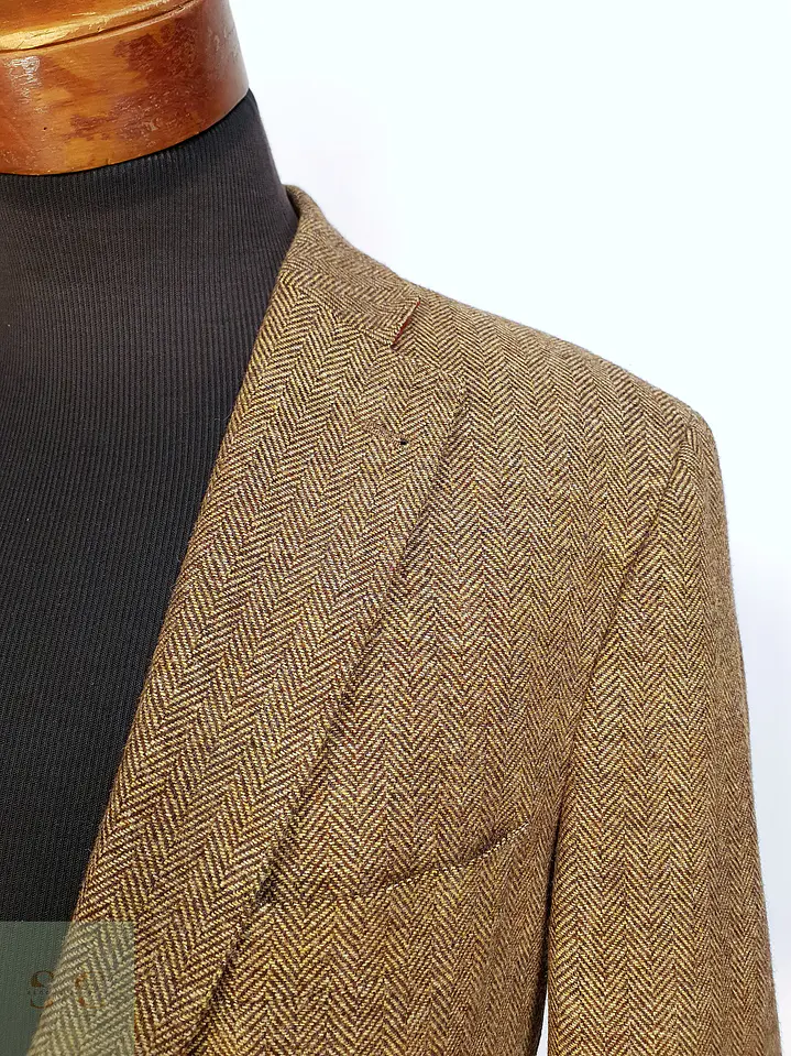 Blazer de Tweed en Espiga con Bolsillo Cerillero Guy Laroche Talla L 4