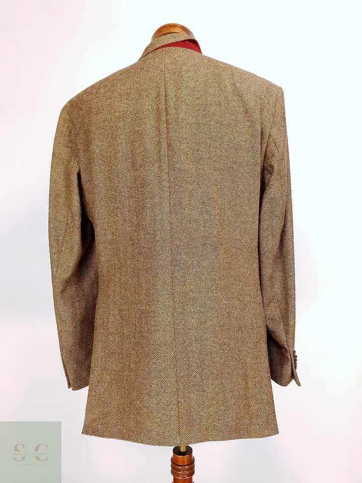 Blazer de Tweed en Espiga con Bolsillo Cerillero Guy Laroche Talla L 8