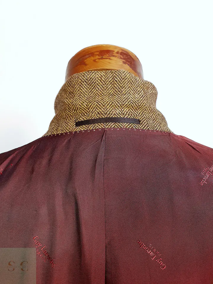 Blazer de Tweed en Espiga con Bolsillo Cerillero Guy Laroche Talla L 9