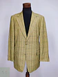 Blazer Clásico en Paño Pura Lana con Tramado Plaid Talla L - Miniatura 2