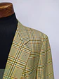 Blazer Clásico en Paño Pura Lana con Tramado Plaid Talla L - Miniatura 6