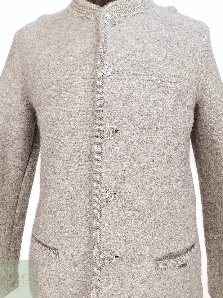 Chaqueta Tirolesa de Lana Cocida con Botones Heráldicos Geiger Talla SM 5