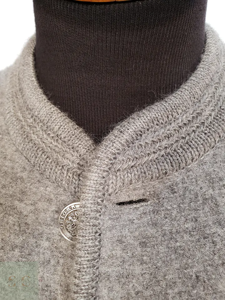 Chaqueta Tirolesa de Lana Cocida con Botones Heráldicos Geiger Talla SM 7