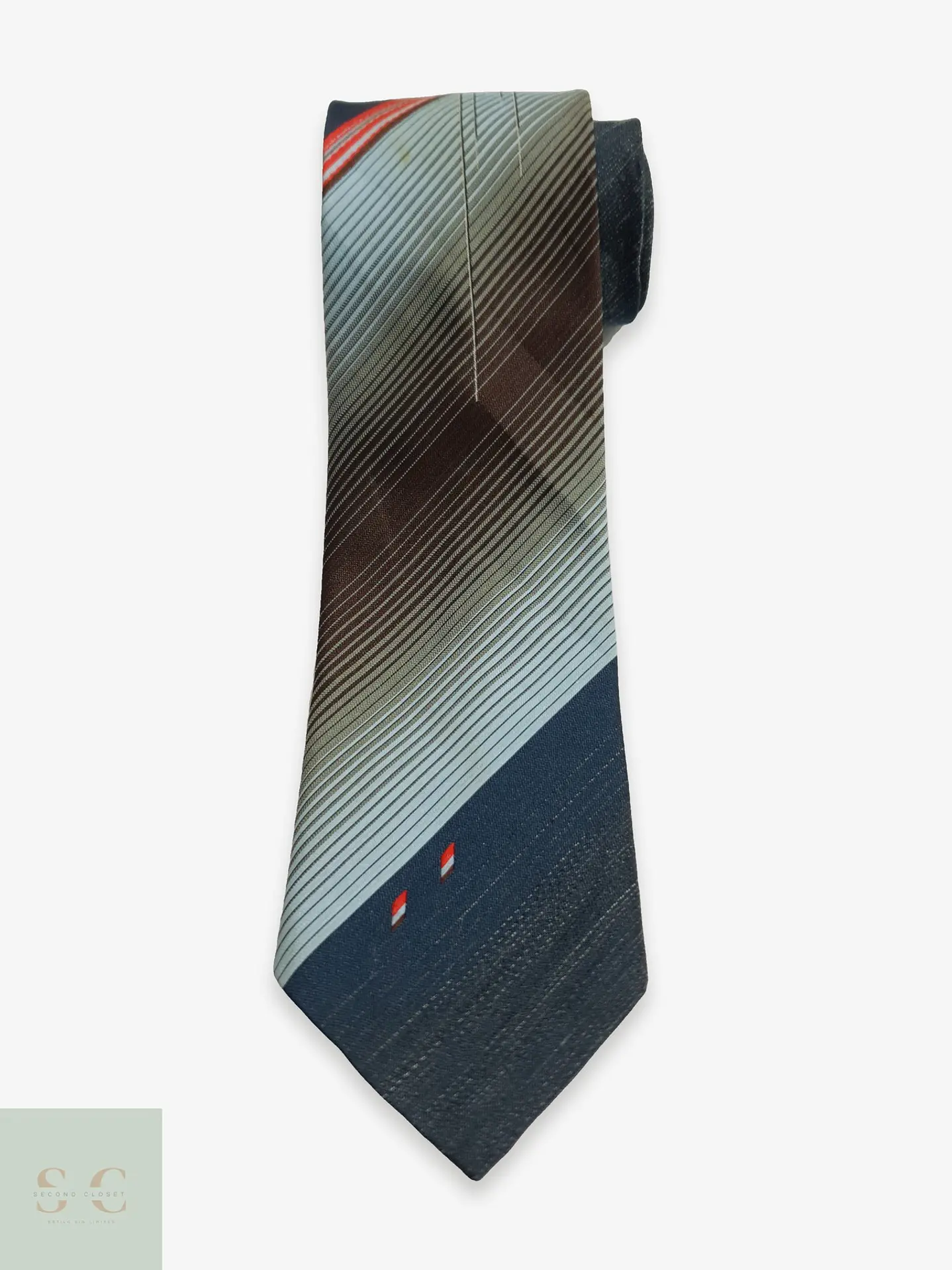 Corbata Vintage de Diseño Geométrico Diagonal 1