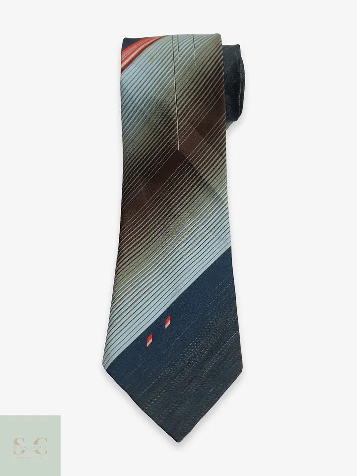Corbata Vintage de Diseño Geométrico Diagonal 1