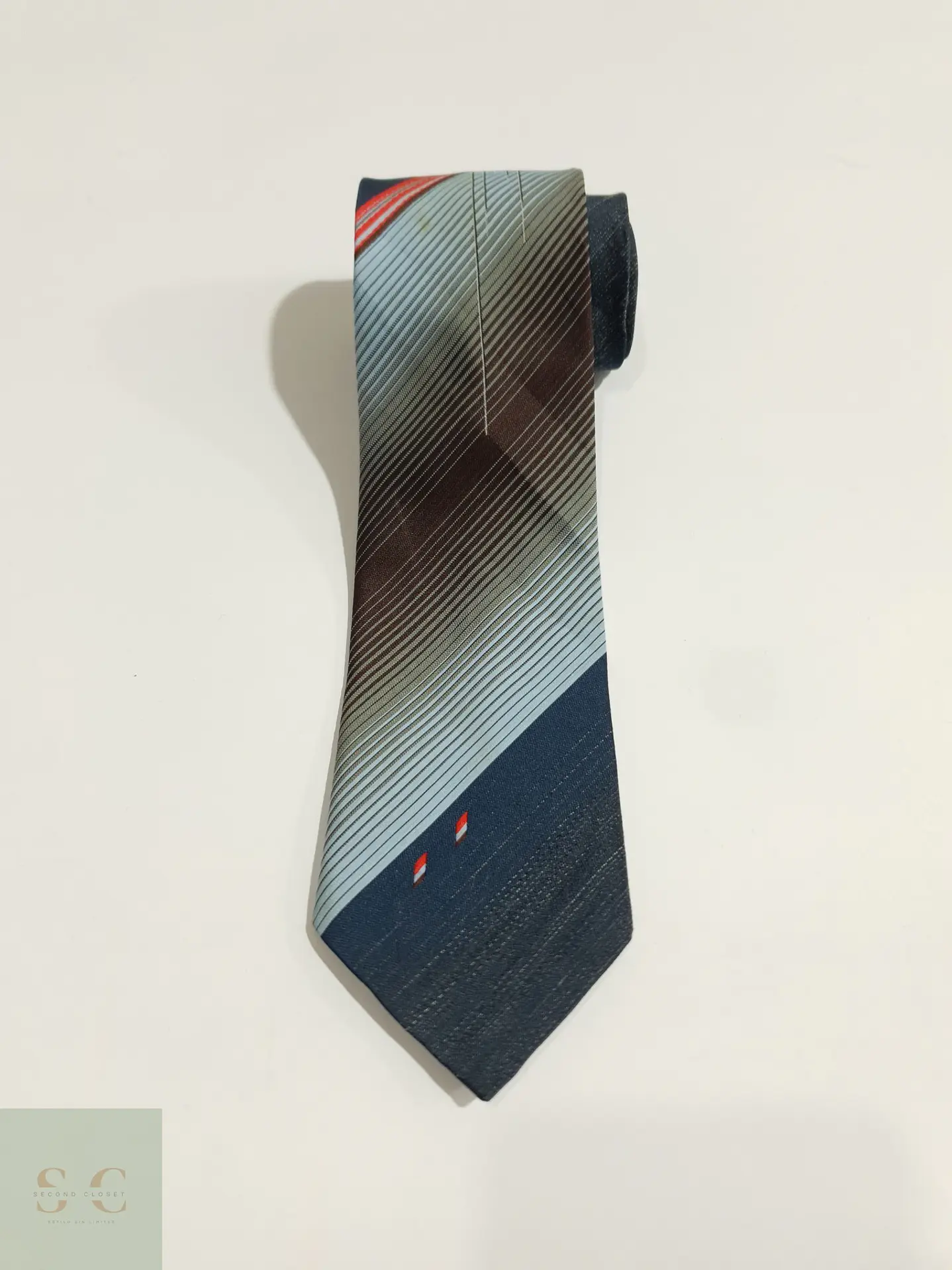 Corbata Vintage de Diseño Geométrico Diagonal 2