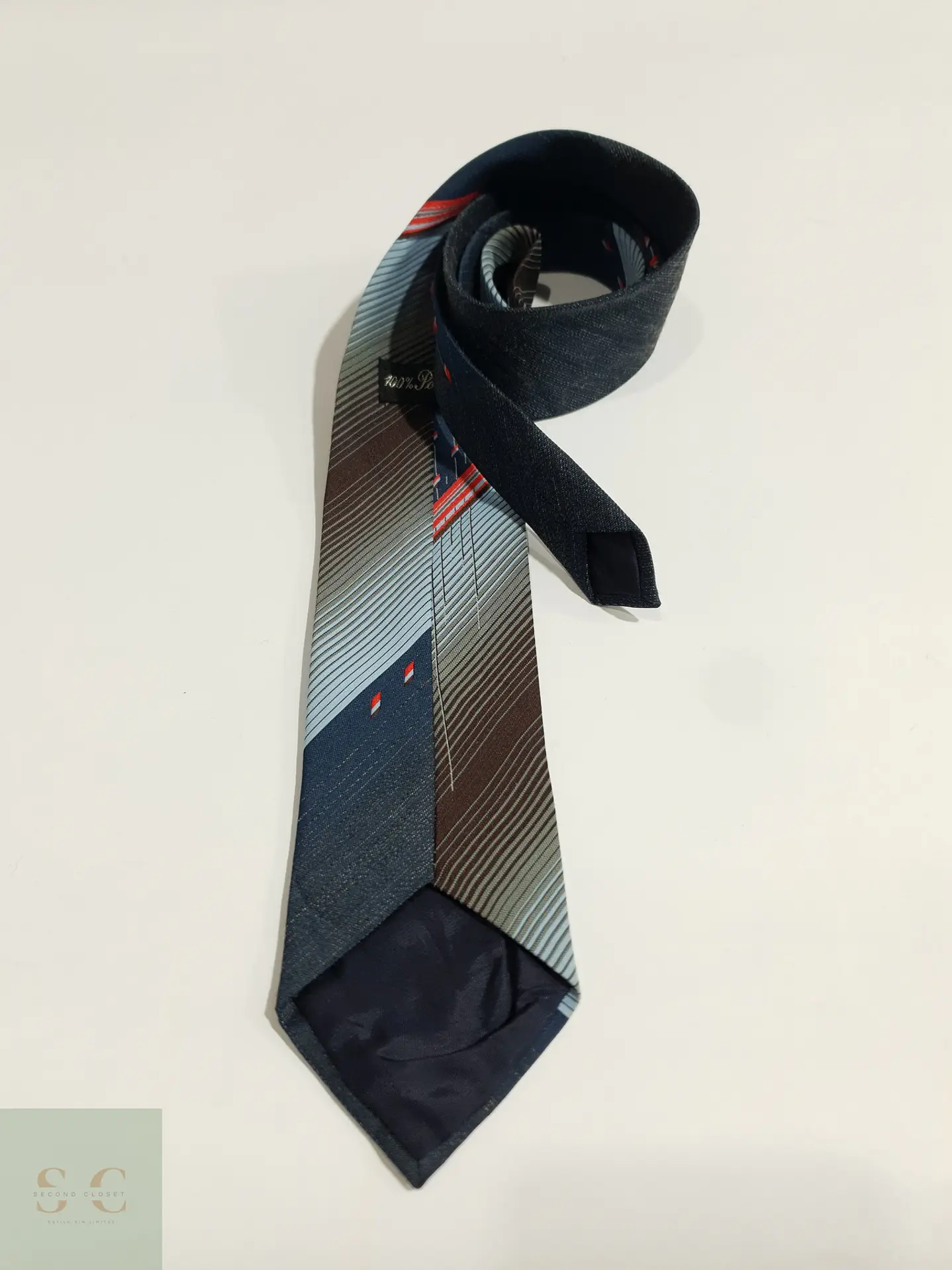 Corbata Vintage de Diseño Geométrico Diagonal 4