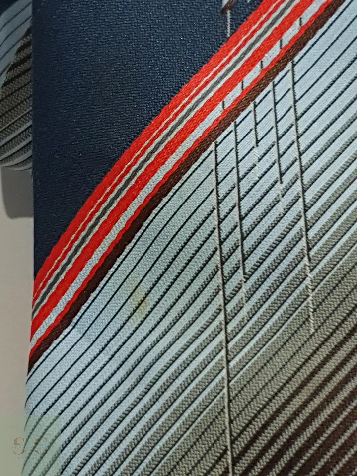 Corbata Vintage de Diseño Geométrico Diagonal 5