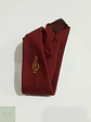 Corbata Clásica de Seda Borgoña con Bordado Sartorial Krawatten-Schmidt - Miniatura 5