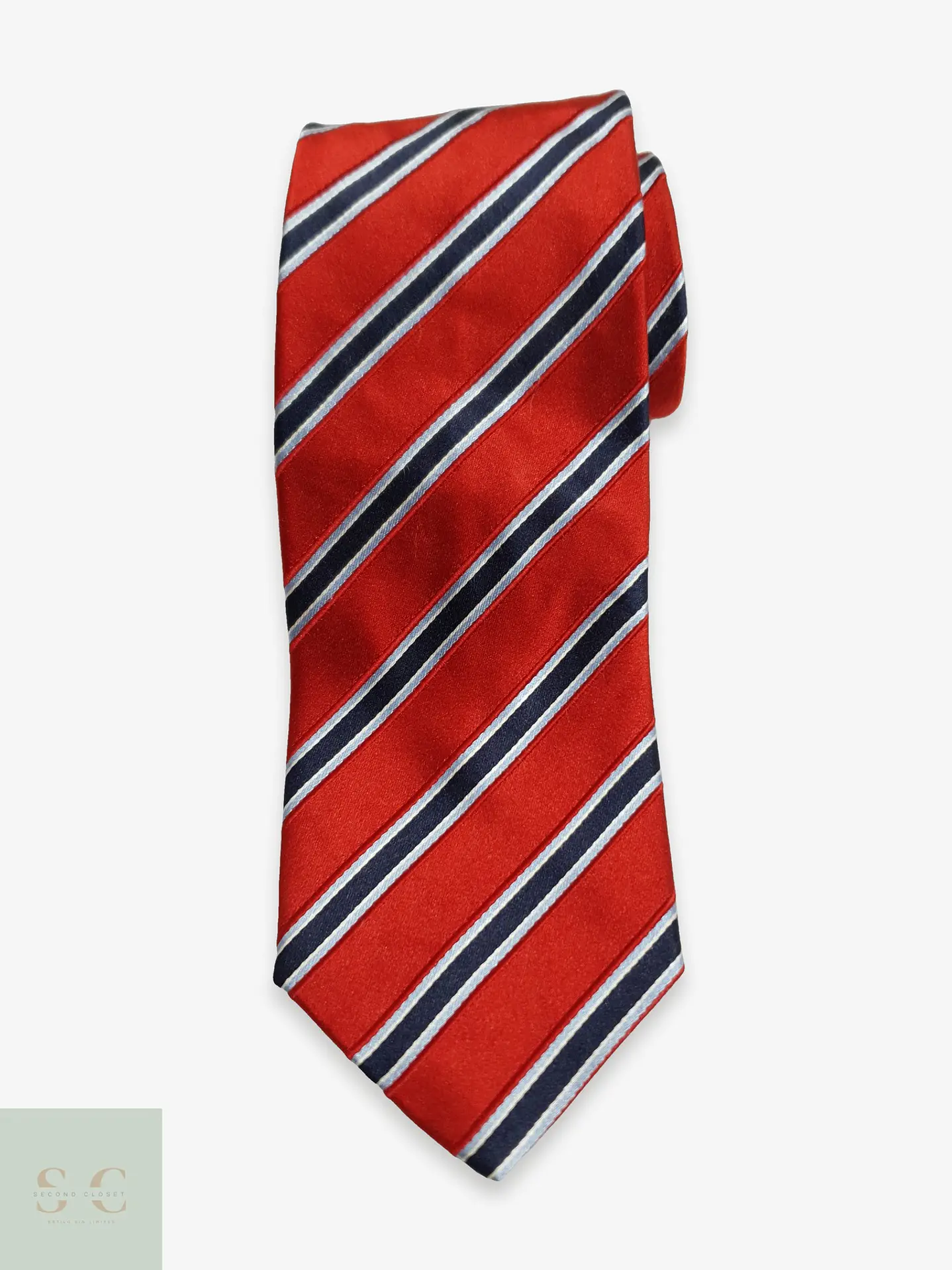 Corbata de Seda a Rayas Regimentales Andrew James 1