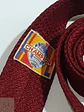 Corbata Texturada en Seda Color Burdeos Champion - Miniatura 3