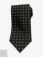 Corbata Clásica de Seda Jacquard con Microdibujo - Miniatura 1