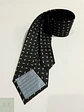 Corbata Clásica de Seda Jacquard con Microdibujo - Miniatura 3