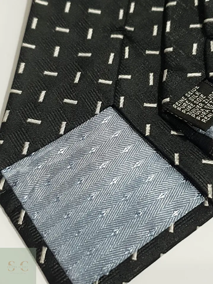 Corbata Clásica de Seda Jacquard con Microdibujo 5