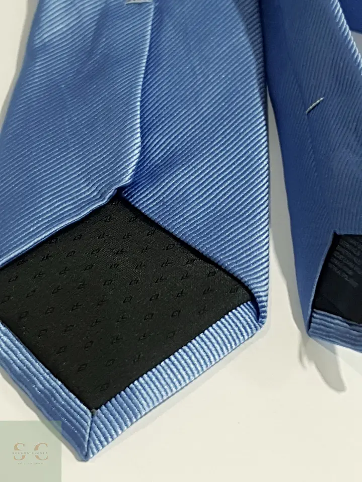 Corbata Clásica de Seda en Tono Azul Celeste C&A 5