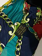 Corbata de Seda con Estampado Barroco y Cadenas Carnaval de Venise - Miniatura 3