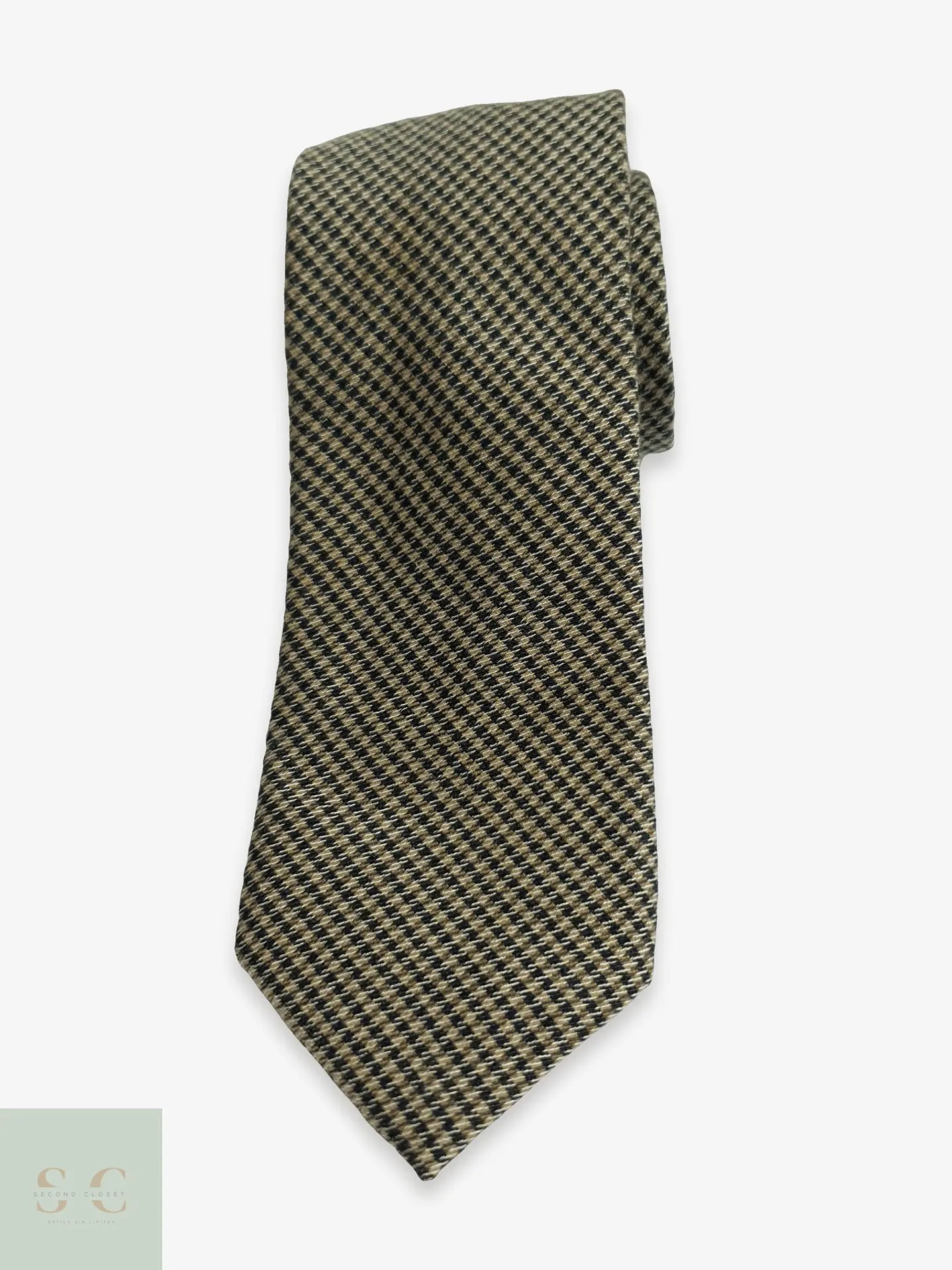 Corbata en Mezcla de Cashmere y Seda Houndstooth Eduard Dressler 1