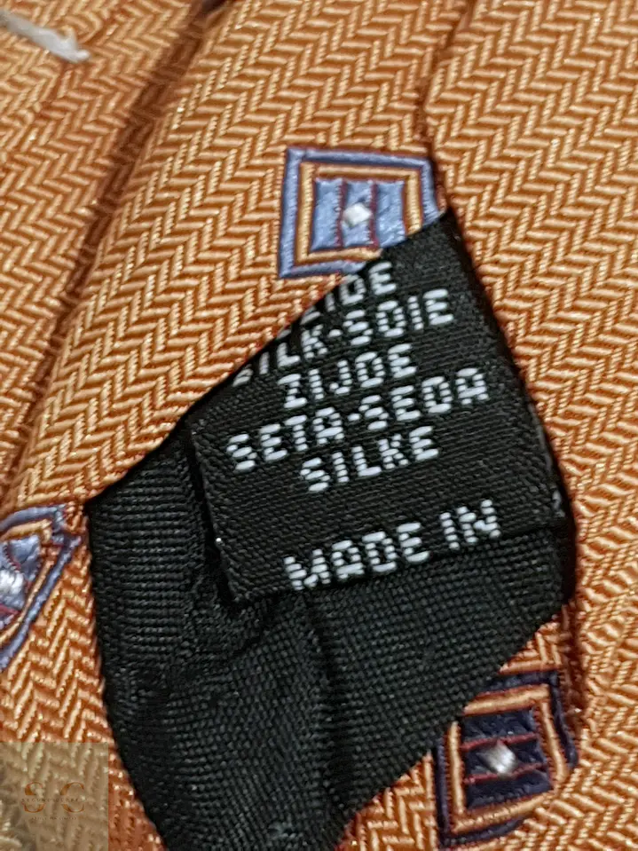 Corbata de Seda Jacquard con Motivo Geométrico Makumo 4